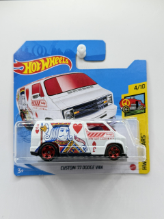 Hot Wheels ´77 Custom Dodge Van White