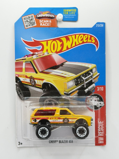 Hot Wheels Chevy Blazer 4x4 Yellow