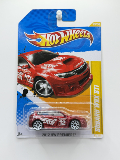 Hot Wheels Subaru WRX STI Red