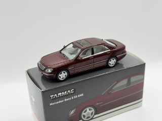 Tarmac Works - Mercedes-Benz S 55 AMG Bordeaux Red Metallic