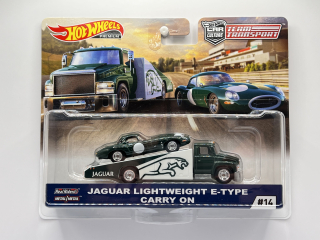 Hot Wheels Premium Team Transport #14 Jaguar Lighweight E-Type