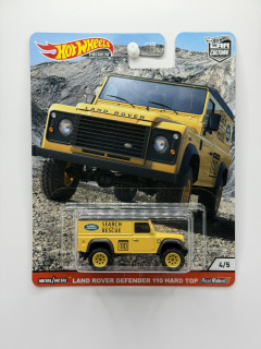 Hot Wheels Premium Land Rover Defender 110 Hard Top Wild Terrain 4/5 