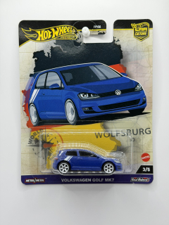 Hot Wheels Premium Volkswagen Golf MK7 World Tour 3/5