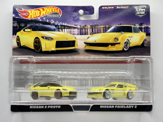 Hot Wheels Premium 2-Pack Nissan Z Proto, Nissan Fairlady Z