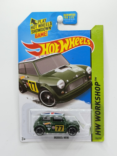 Hot Wheels Morris Mini Green