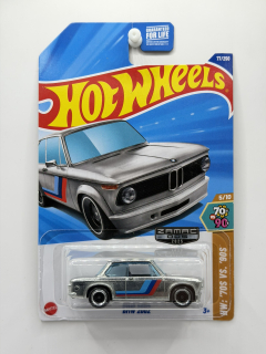 Hot Wheels BMW 2002 ZAMAC 2025 - LOM NA HÁČKU