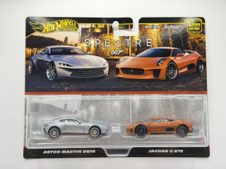 Hot Wheels Premium 2-Pack Aston Martin DB10, Jaguar C-X75