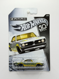 Hot Wheels ´68 Plymouth Barracuda Formula S ZAMAC Serie 3/8