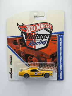 Hot Wheels Real Riders Parnelli Jones´s ´70 Ford Mustang Boss 302 Vintage Racing 10/30