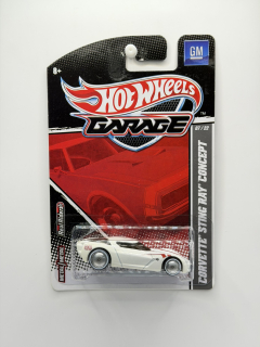 Hot Wheels Garage Real Riders Corvette Sting Ray Concept 07/22
