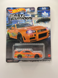 Hot Wheels Premium Nissan Skyline GT-R R34 Fast & Furious 5/5