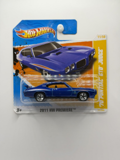 Hot Wheels ´70 Pontiac GTO Judge Blue