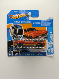 Hot Wheels ´70 Ford Mustang Mach 1 Red