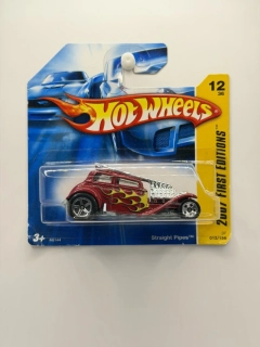 Hot Wheels Straight Pipes Red