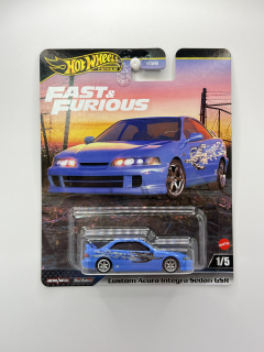 Hot Wheels Premium Custom Acura Integra Sedan GSR Fast & Furious 1/5