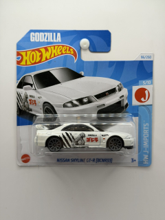Hot Wheels Nissan Skyline GT-R R33 Godzilla White