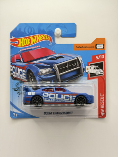 Hot Wheels Dodge Charger Drift Police Blue
