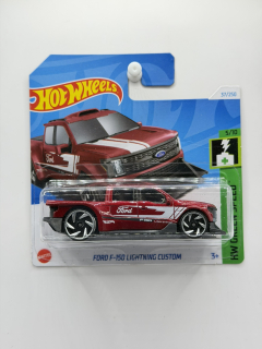 Hot Wheels Ford F-150 Lightning Custom Red