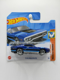 Hot Wheels ´71 Plymouth GTX Blue