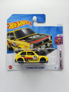 Hot Wheels ´73 Honda Civic Custom Yellow