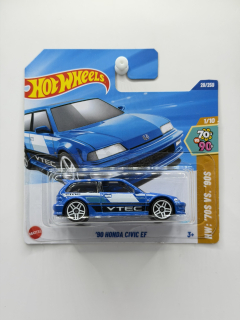 Hot Wheels ´90 Honda Civic EF Blue