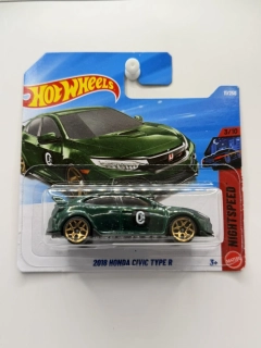 Hot Wheels 2018 Honda Civic Type R Green