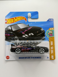 Hot Wheels Nissan Skyline GT-R R33 Black