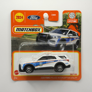 MATCHBOX - 2023 Ford Police Interceptor Utility