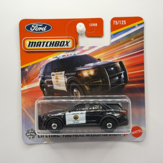 MATCHBOX - Ford Police Interceptor Utility