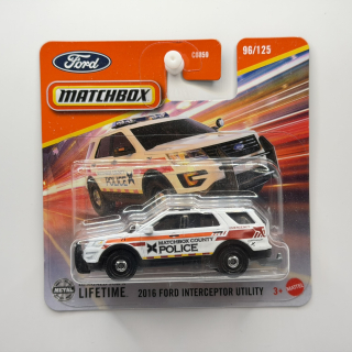 MATCHBOX - 2016 Ford Police Interceptor Utility