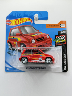Hot Wheels ´85 Honda City Turbo II Red
