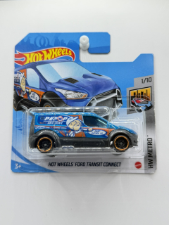 Hot Wheels Ford Transit Connect Blue