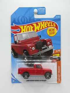 Hot Wheels Land Rover Series III Pickup Red