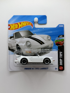 Hot Wheels Porsche 911 Turbo Cabriolet White