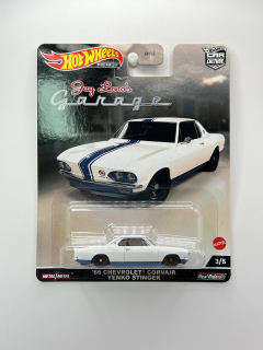Hot Wheels Premium '66 Chevrolet Corvair Yenko Stinger Jay Leno's Garage 3/5