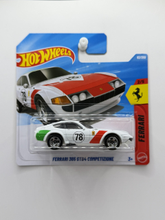 Hot Wheels Ferrari 365 GTB4 Competizione White