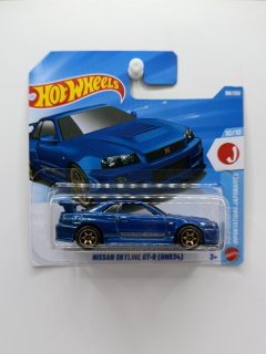 Hot Wheels Nissan Skyline GT-R R34 Blue