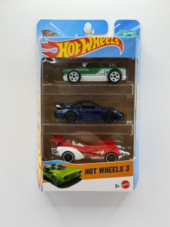 Hot Wheels 3-Pack Porsche + Mix