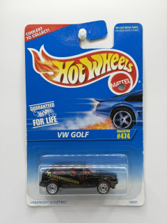Hot Wheels Volkswagen Golf Black - VADA