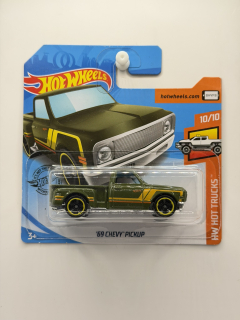 Hot Wheels ´69 Chevy Pickup Green