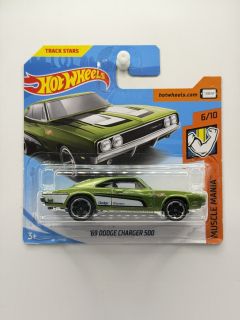 Hot Wheels ´69 Dodge Charger 500 Green