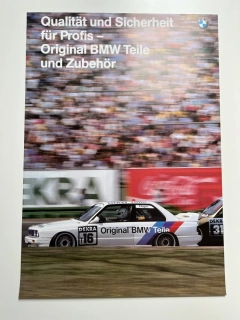 ORIGINÁL DOBOVÝ PLAKÁT BMW E30 M3 DTM - FORMÁT A1