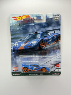 Hot Wheels Premium McLaren F1 GTR Gulf British Horse Power 1/5
