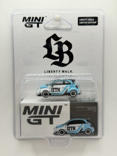 Mini GT 1051 - LB Works x Abas Works Abarth 595 LBWK Store Exclusive Blister