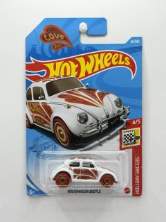 Hot Wheels Volkswagen Beetle Valentine 2021 White