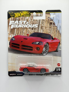 Hot Wheels Premium 2003 Dodge Viper SRT 10 Fast & Furious 2/5 - VADA