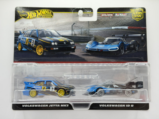Hot Wheels Premium 2-Pack Volkswagen Jetta MK3, Volkswagen ID R