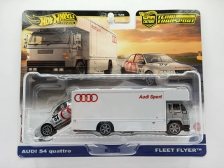 Hot Wheels Premium Team Transport Audi S4 Quattro, Fleet Flyer #77