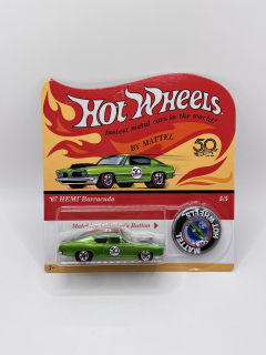 Hot Wheels 50Th Aniversarry '67 Hemi Barracuda
