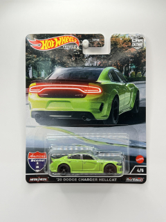 Hot Wheels Premium '20 Dodge Charger Hellcat American Scene 4/5